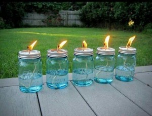 Mosquito candles